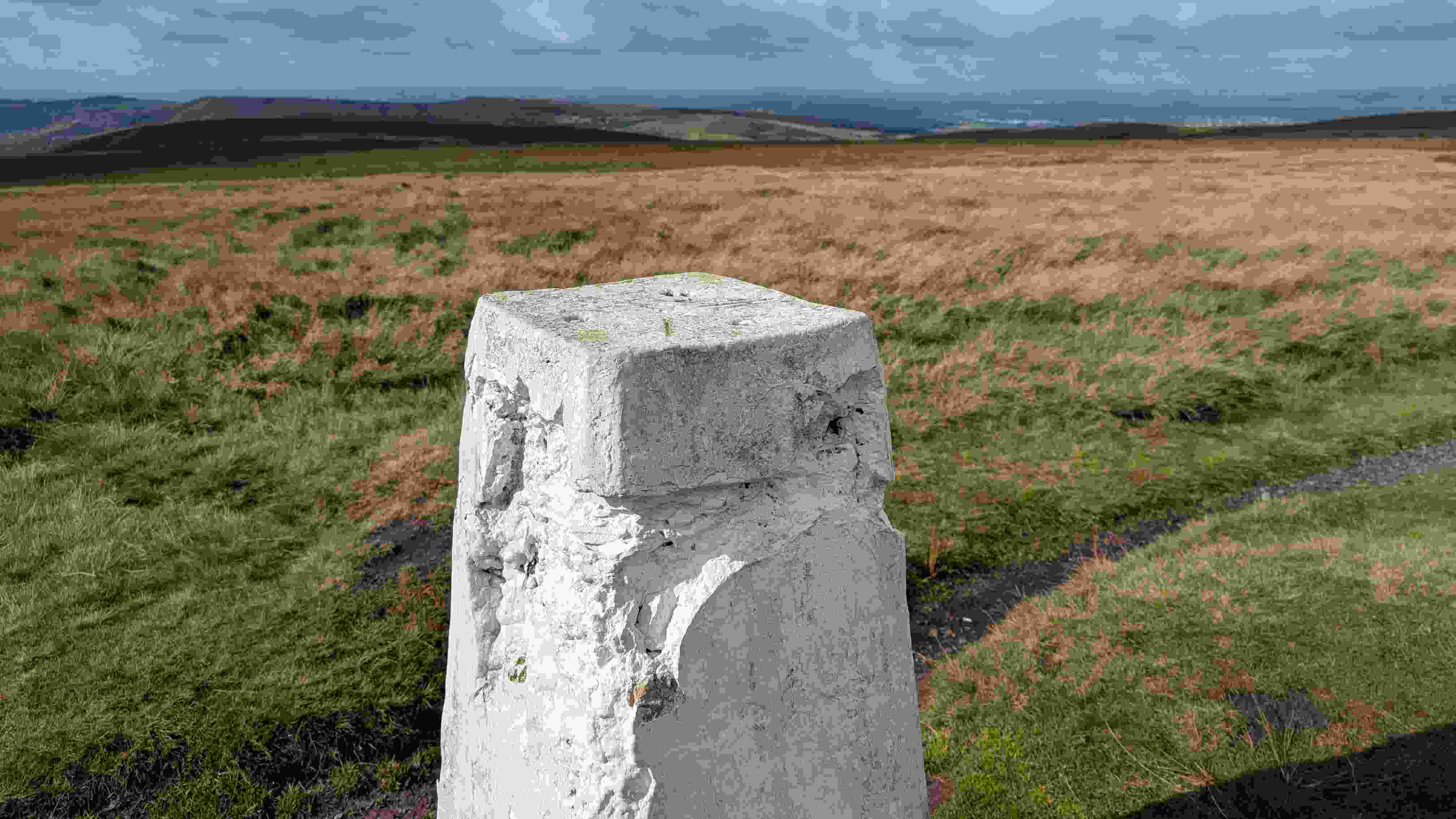 Moss Moor trig point