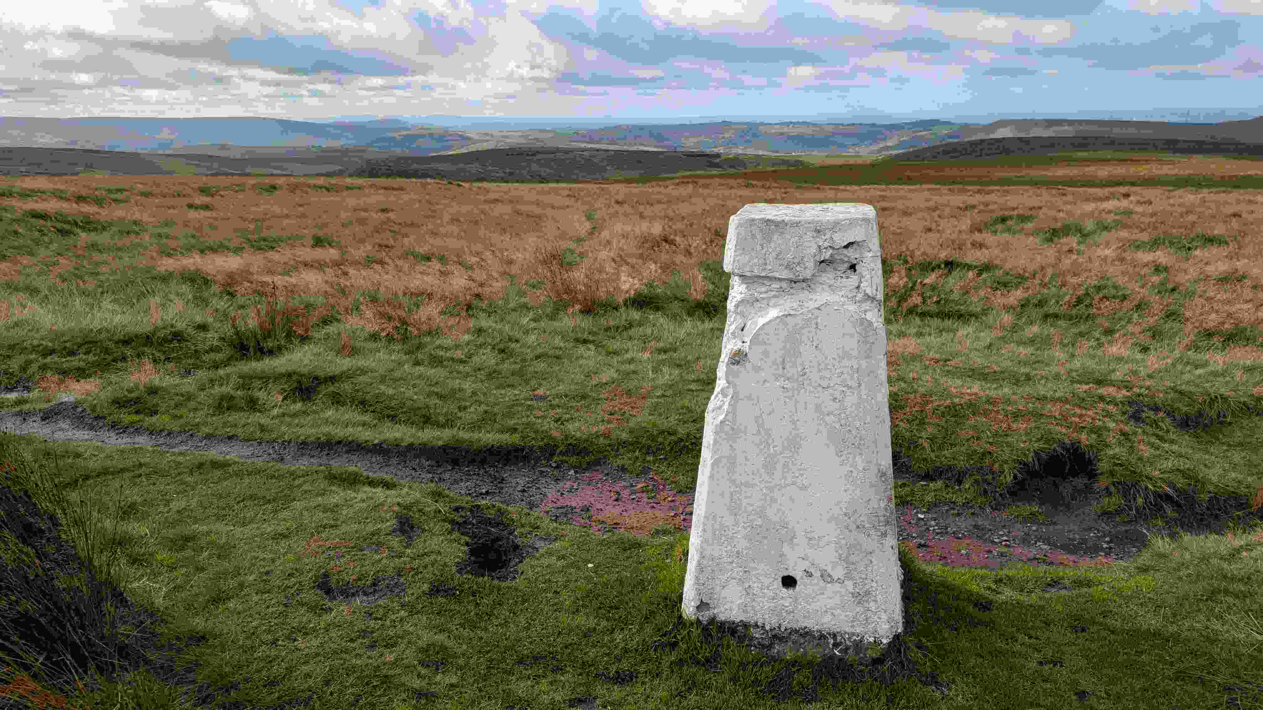 Moss Moor trig point